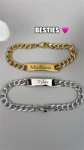 Surprise gifts to match with your bestie! #bff #besties #bracelet #jewelry #gift