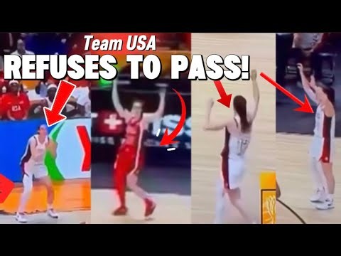 TEAM USA VETERANS HAVEN’T PASSED TO CAITLIN CLARK IN 4 GAMES… WHAT’S GOING ON?!