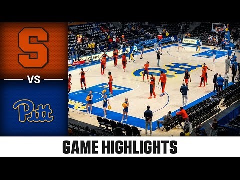 Syracuse vs. Pitt Game Highlights | 2025-26 ACC Men's Basketball