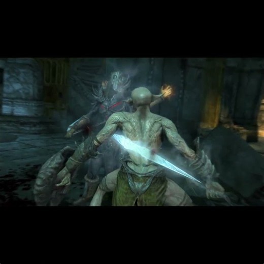 Triple Kill—Falmer Duo and a Snow Elf Finished.