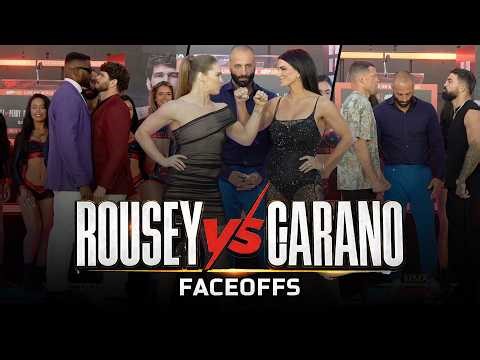 Rousey vs. Carano Staredowns | Diaz vs. Perry | Ngannou vs. Lins | MMA Fighting