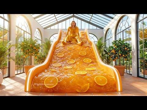 Which Dream Waterslide Would You Ride? 🍰🍉🧋 | Ultimate Oddly Satisfying AI ASMR