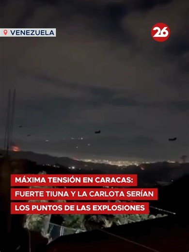 Máxima Tensión en Caracas: Explosiones y Aviones