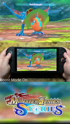 Monster Hunter Stories Nintendo Switch 2 Gameplay Boost Mode