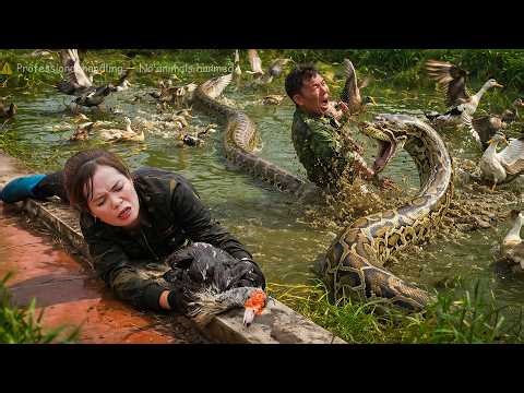 72 Hours Nightmare 🐍 Massive Python Explodes from Water – Chaos Erupts in Rural Farm!