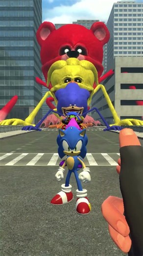 who's faster???sonic.exe small purple sonic super sonic in garry's mod #sonicthehedgehog #sonic