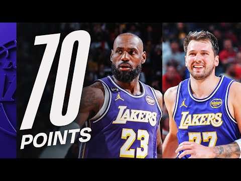 LeBron & Luka MAKE HISTORY & Combine for 70 POINTS vs Rockets 🔥 | March 18, 2026