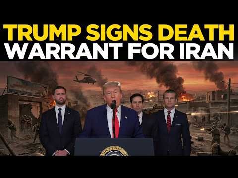 TRUMP IRAN ANNOUNCEMENT LIVE | President Trump Makes Major Statement From The White House | Trump