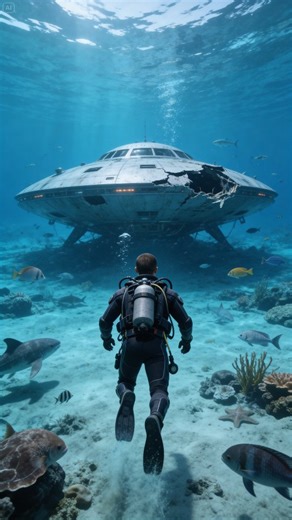 Exploration of an abandoned UFO ship at the bottom of the sea😲 | Ujang Andriyansah