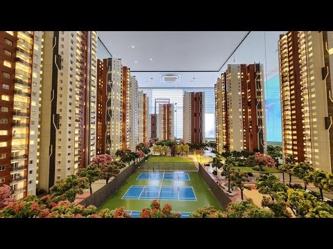 Ultra Detailed Highrise Building Scale Model with Moving Cars | Architectural Diorama Showcase