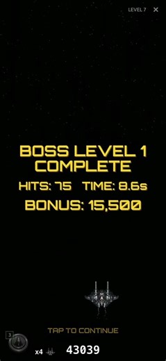 The "Boss" attacks in Alien Barrage