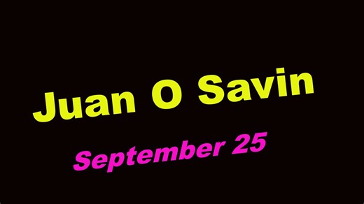JUAN O SAVIN - LIVE 9/25/26