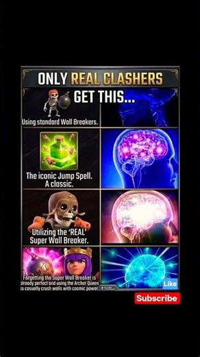 Wall Breaker Evolution 🧠➡️⚡ (Clash Meme) #clashofclans #coc