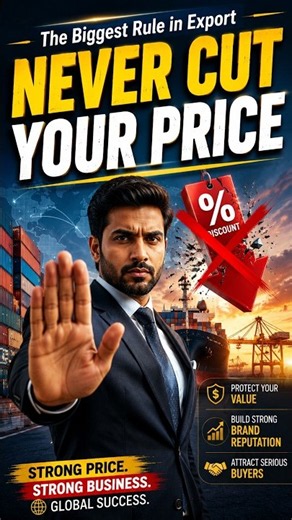 The Biggest Rule in Export: Never Cut Your Price