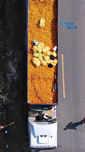 From orchard to market: Chinese drones take fruits to the skies Farmers in Ganzhou, Jiangxi, China are using drones to transport oranges, significantly improving efficiency and reducing labor intensity. From orchard to market, technology is empowering agriculture and bringing smart farming solutions to rural areas. #ChinaTech #tech | CGTN Frontline