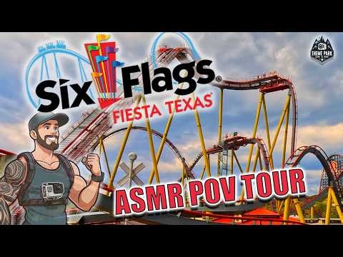Walkthrough Tour and POV on rides | Six Flags Fiesta Texas 4K
