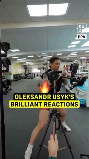 Oleksandr Usyk's reactions are better than they've ever been 🤯