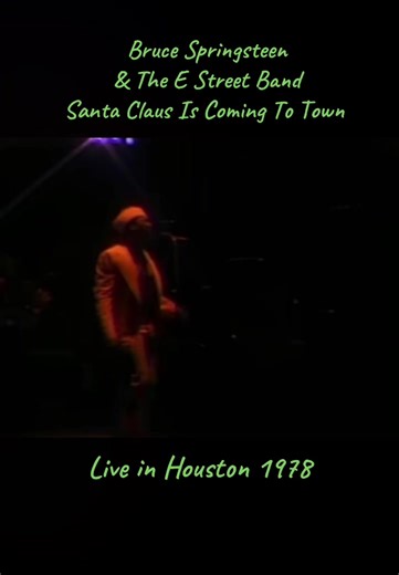 Bruce Springsteen & The E Street Band - Santa Claus Is Coming To Town - 1978 #brucespringsteen #christmasmusic #70s #80skid #genx @Bruce Springsteen