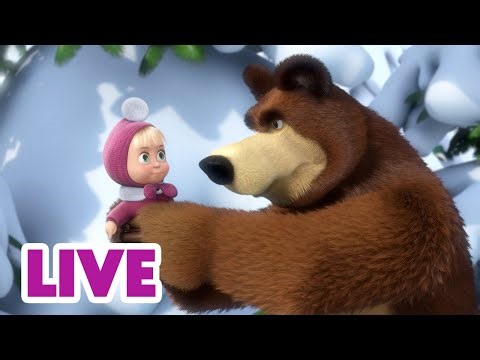 🔴 AO VIVO 👱♀️🐻 Masha e o Urso 🎄✨ Contos Dourados de Natal 🎅💛 Masha and the Bear