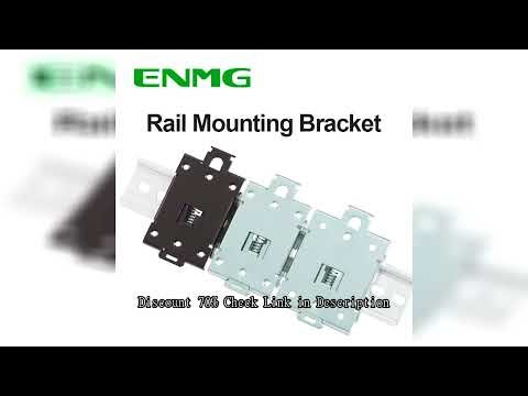 ENMG 35mm 304 DIN rail electrical component mounting bracket R99-12K steel plate electrophoresis bla