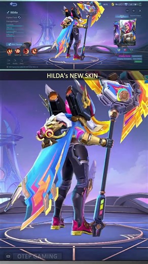 Hilda Starlight New skin 🎛️ #mlbb