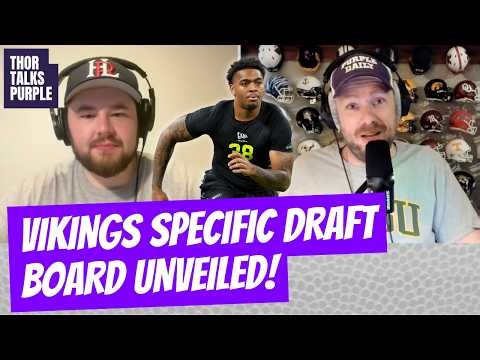 Thor's Minnesota Vikings specific draft board is HERE!