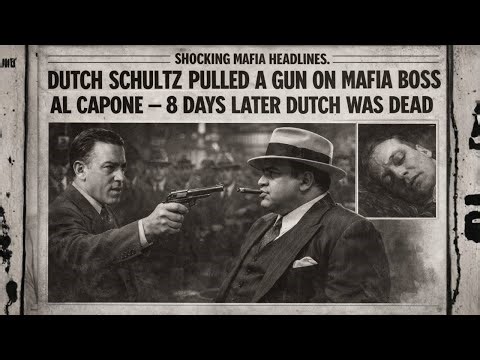 Dutch Schultz Pulled a GUN on Mafia Boss Al Capone — 8 Days Later Dutch Was DEAD