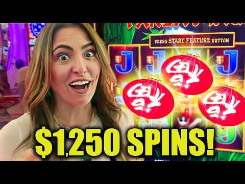 $1,250/Spin Bonus FINALLY HIT Then We WON The BIG ONE To End The Day!!!