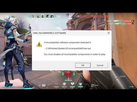 Fix Valorant ENE.sys Incompatible Software Component Detected Error on PC