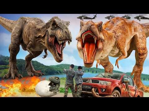 T-Rex Chase - Part 200 - Jurassic World Dinosaur Fan Movie