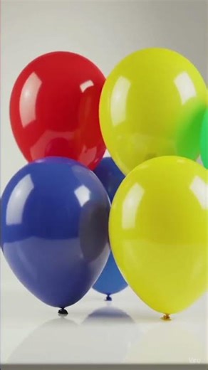 Color Balloons Blast Challenge 🎈💥 | Satisfying Paint Explosion #Shorts