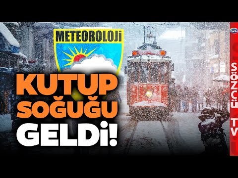 Kutup Soğukları Geldi! İstanbul'a Kar Sürprizi! Meteorolojiden 38 İlde Turuncu Kodlu Uyarı