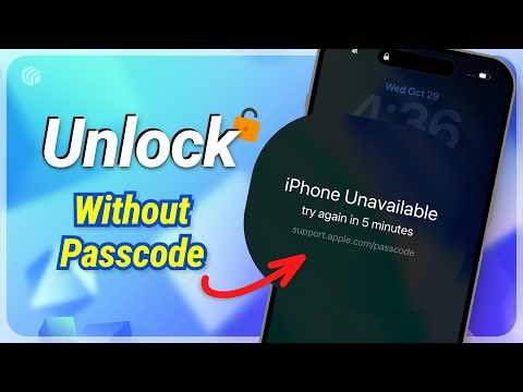 Forgot iPhone Passcode? Unlock it Fast! (2026 Guide)