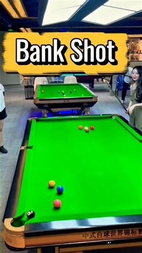 Watch This Girl Master the Perfect Bank Shot – Pool Skills at Their Best! #poolskills #billiards