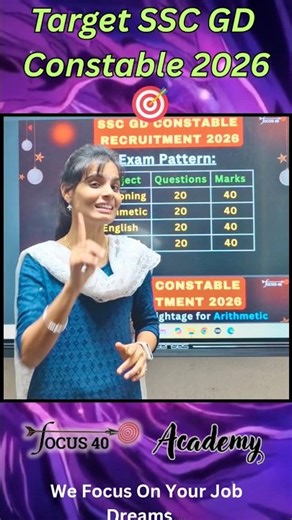 SSC GD Constable 2026 Dream Job 🔥 | Exam Pattern That Can Change Your Life #yt