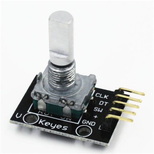 KY-040 Rotary Encoder Module w/ Pushbutton On/Off User Guide