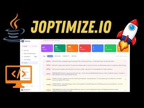 JOptimize — IntelliJ Plugin for Java Performance & Code Quality + Dashboard