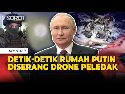 Rusia Rilis Rekaman Rumah Putin Diserang Drone Ukraina, Bom 6Kg Terpasang!