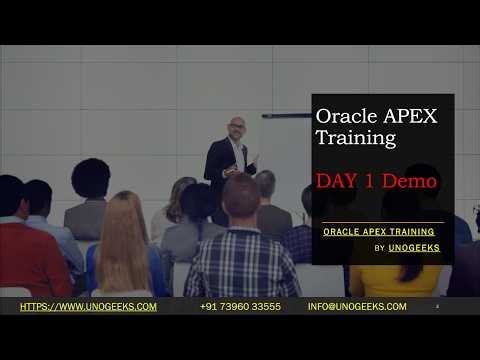 APEX Training | Oracle APEX Introduction, Low-Code Development & Cloud Computing Overview | Day 1