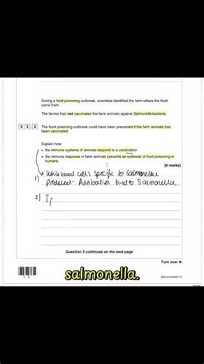 How to solve GCSE Biology questions! Lesson 3 - Vaccination 4 marker!
