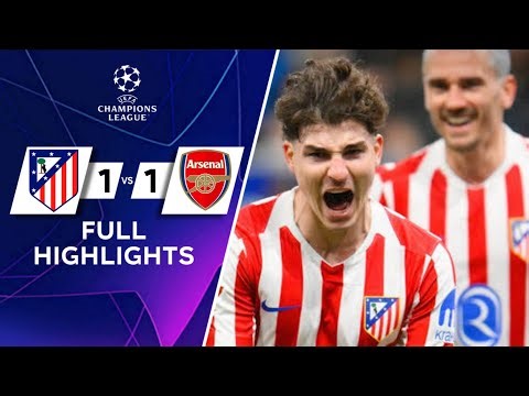 FULL HIGHLIGHT (1-1) ATLETICO MADRID VS ARSENAL UEFA CHAMPIONS LEAGUE 2026 GYOKERES & ALVAREZ GOAL
