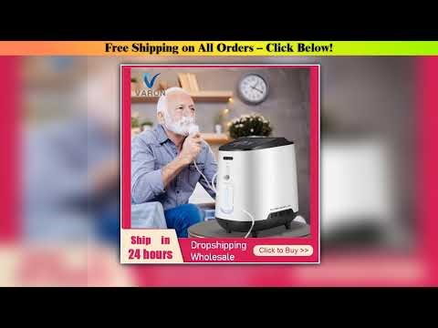 VARON 1-7L/min Oxygen Concentrator Machine Generator Portable Oxygen Making Machine Without