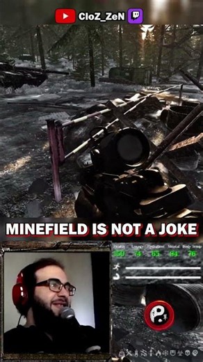 Even the NPCs hate the Minefield LOL .. Road To Vostok