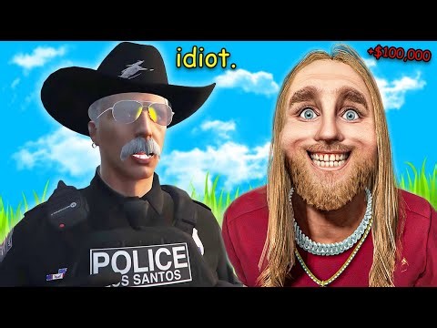 trolling salty cops with bank robbery... GTA 5 RP
