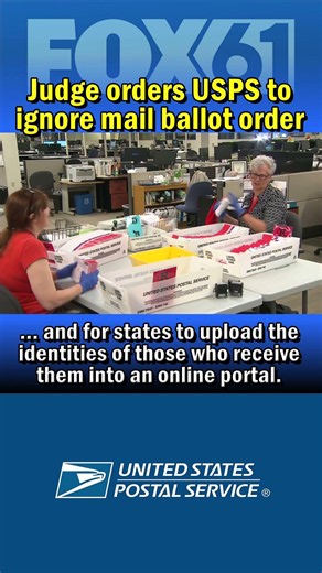 Second federal judge orders USPS to not follow mail ballots Executive Order