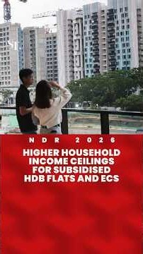 Household income ceilings for BTO flats, ECs to be increased | NDR 2026