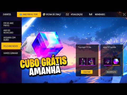 É AMANHÃ! PEGUE O CUBO MÁGICO DE GRAÇA, ESCOLHA SUA SKIN, GOLA ALTA BRANCA E EVENTO CALÇA ANGELICAL