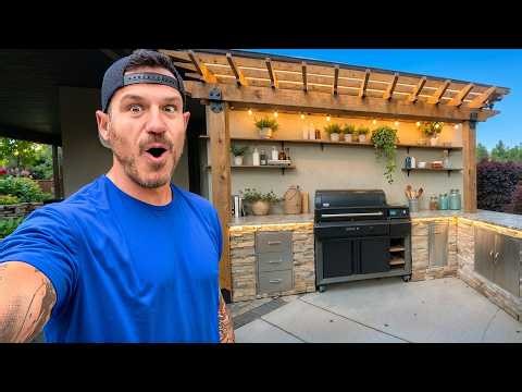 I Built a Luxury $20,000 Outdoor Kitchen