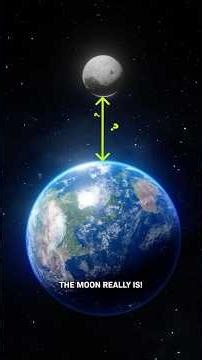 How Far Away The Moon REALLY Is