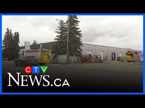 Regina firefighters rescue man from commercial rooftop